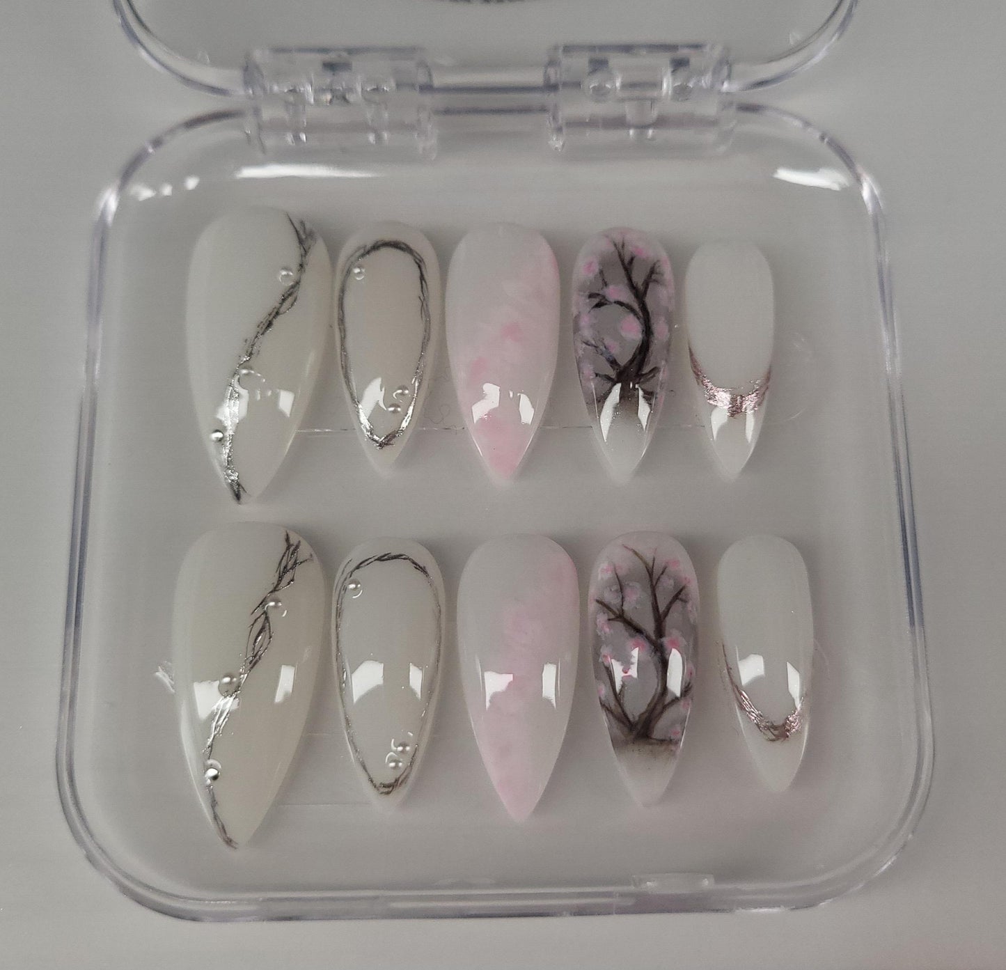 Cherry Blossom Nails