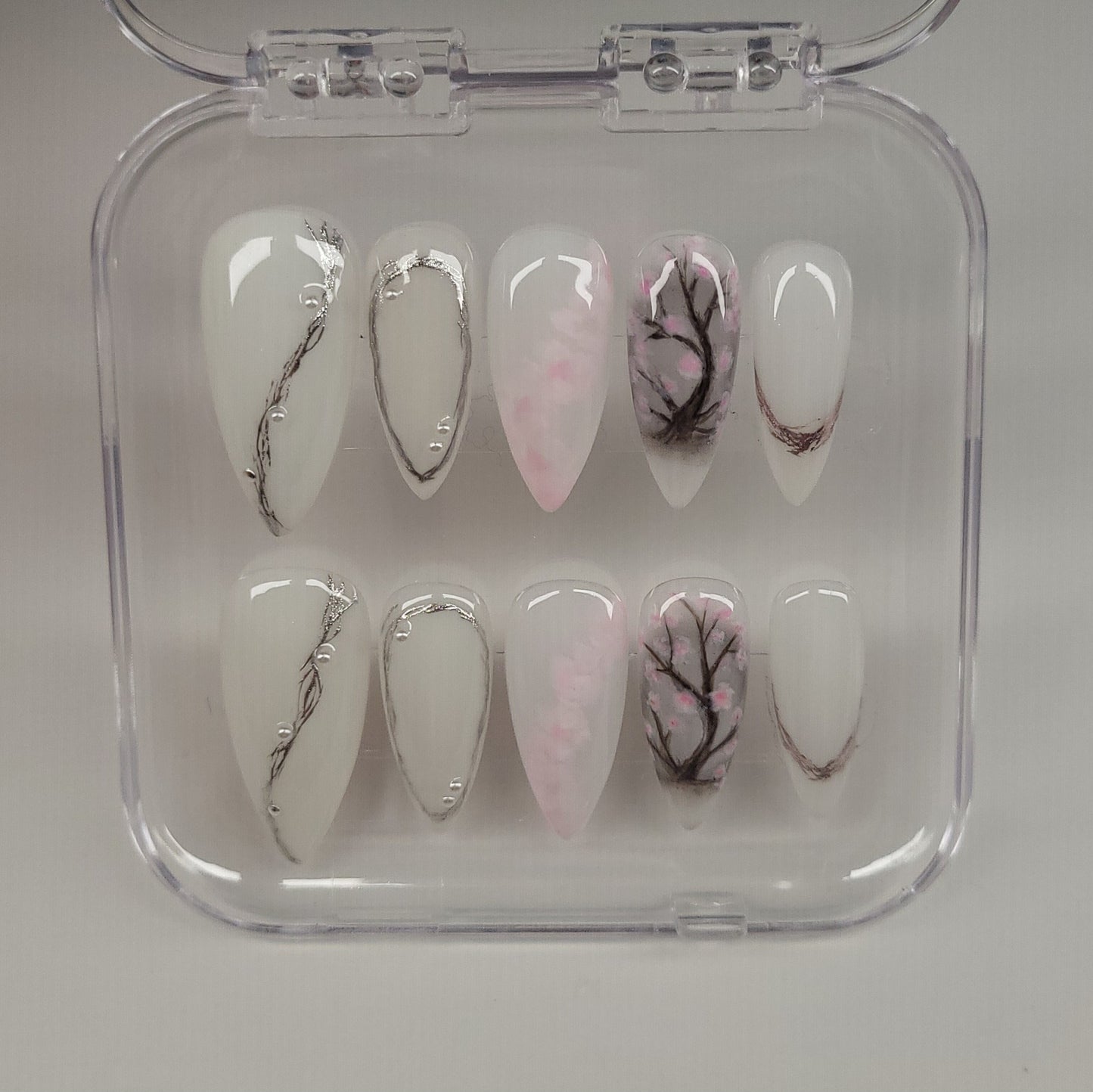 Cherry Blossom Nails